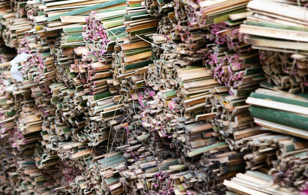 recycled paper stack