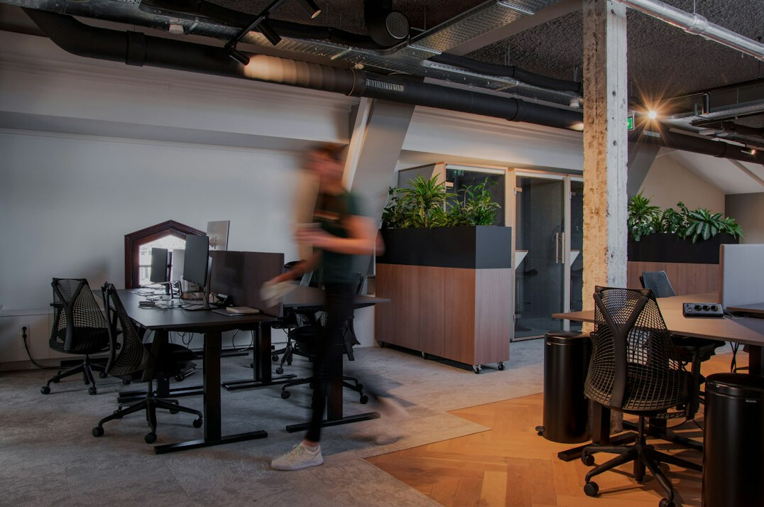 eco friendly office setup