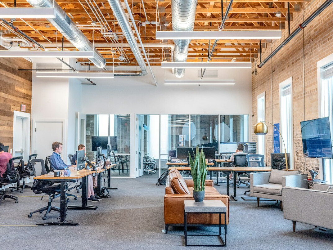 modern sustainable workspace